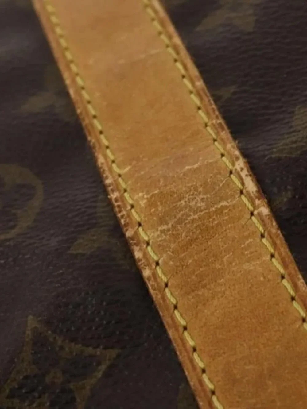 LOUIS VUITTON Monogram Sac Souple 55 Boston Bag M41622 LV Auth bs34380